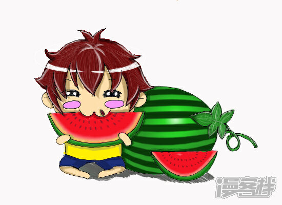 西瓜動(dòng)漫圖，夏日友情的甜蜜時(shí)光之旅