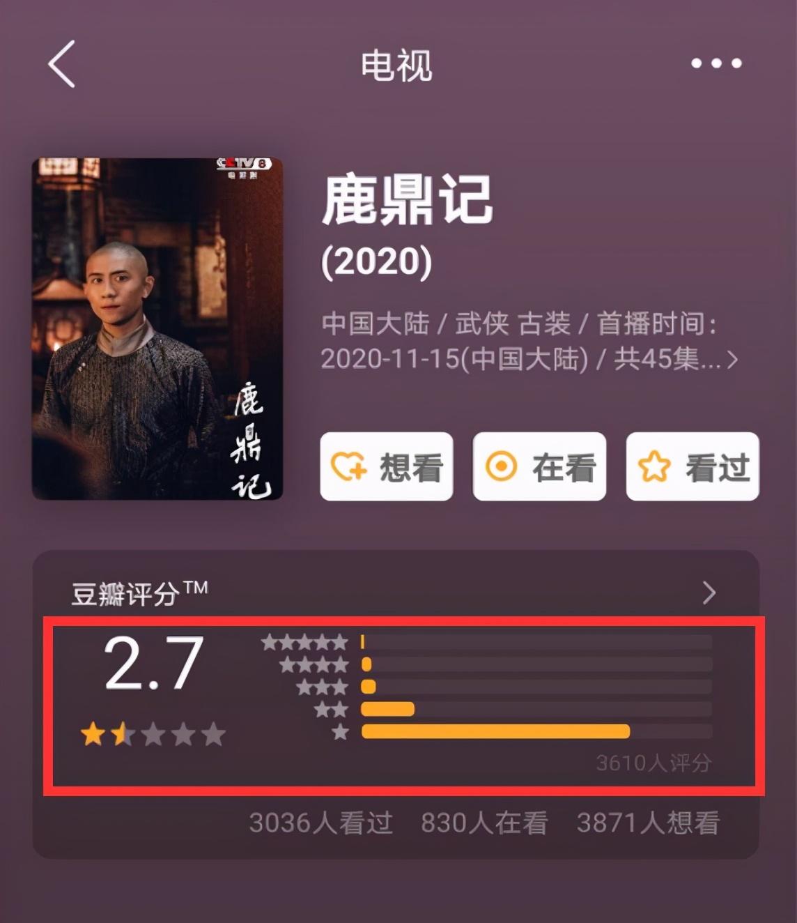 鹿鼎記豆瓣最新評分，科技重塑經(jīng)典武俠世界